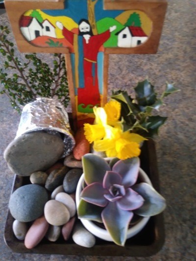 Our Easter garden